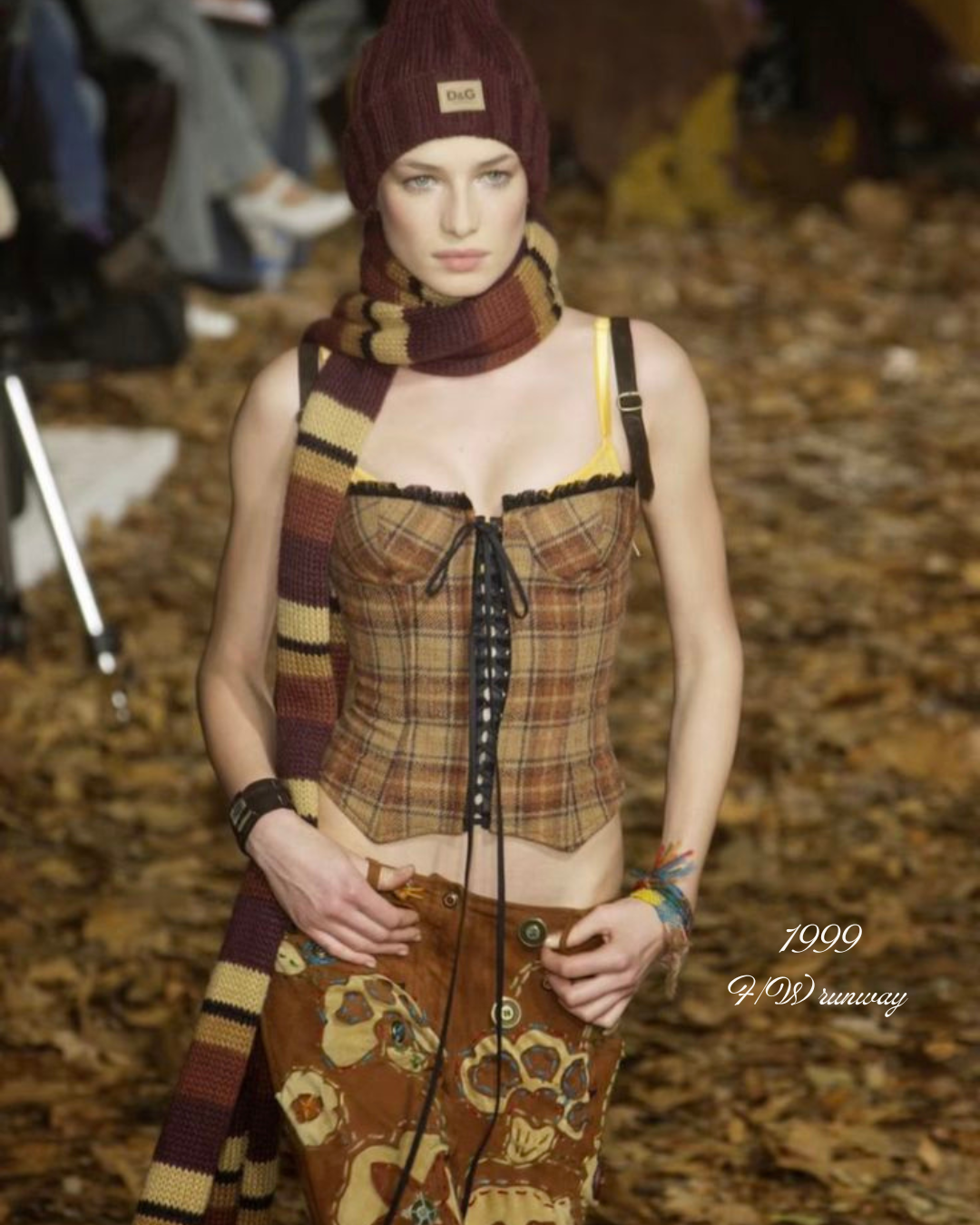 Dolce & Gabbana Tartan Corset | Fall-Winter 1999