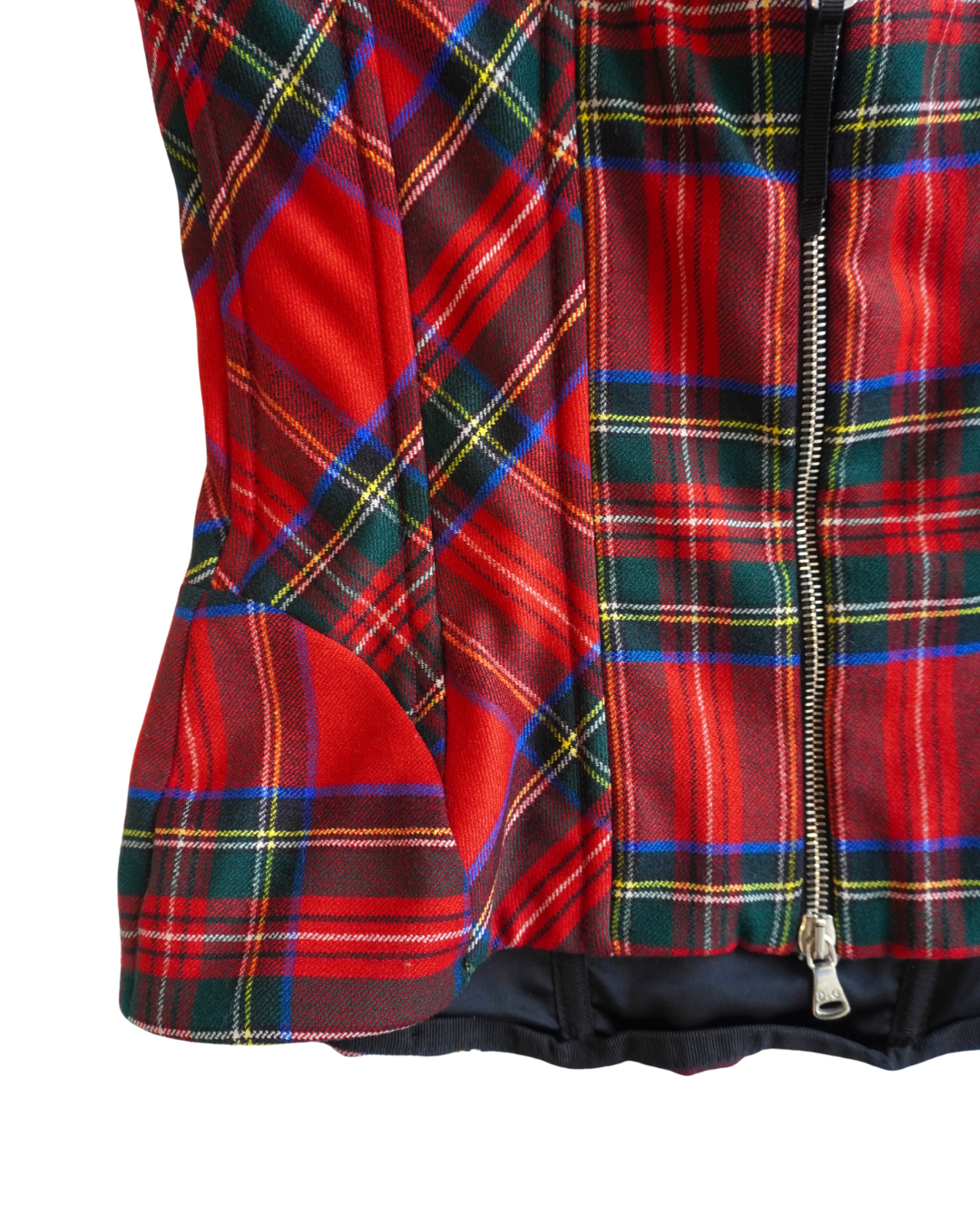 Dolce & Gabbana Tartan Corset | Fall-Winter 1999